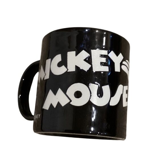 Disney Mickey Mouse Ta-daa Black 4" Coffee Mug - Picture 7 of 9